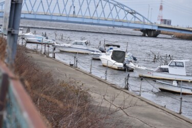 モーターボートの係留地