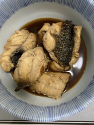 煮物にしたクロダイ